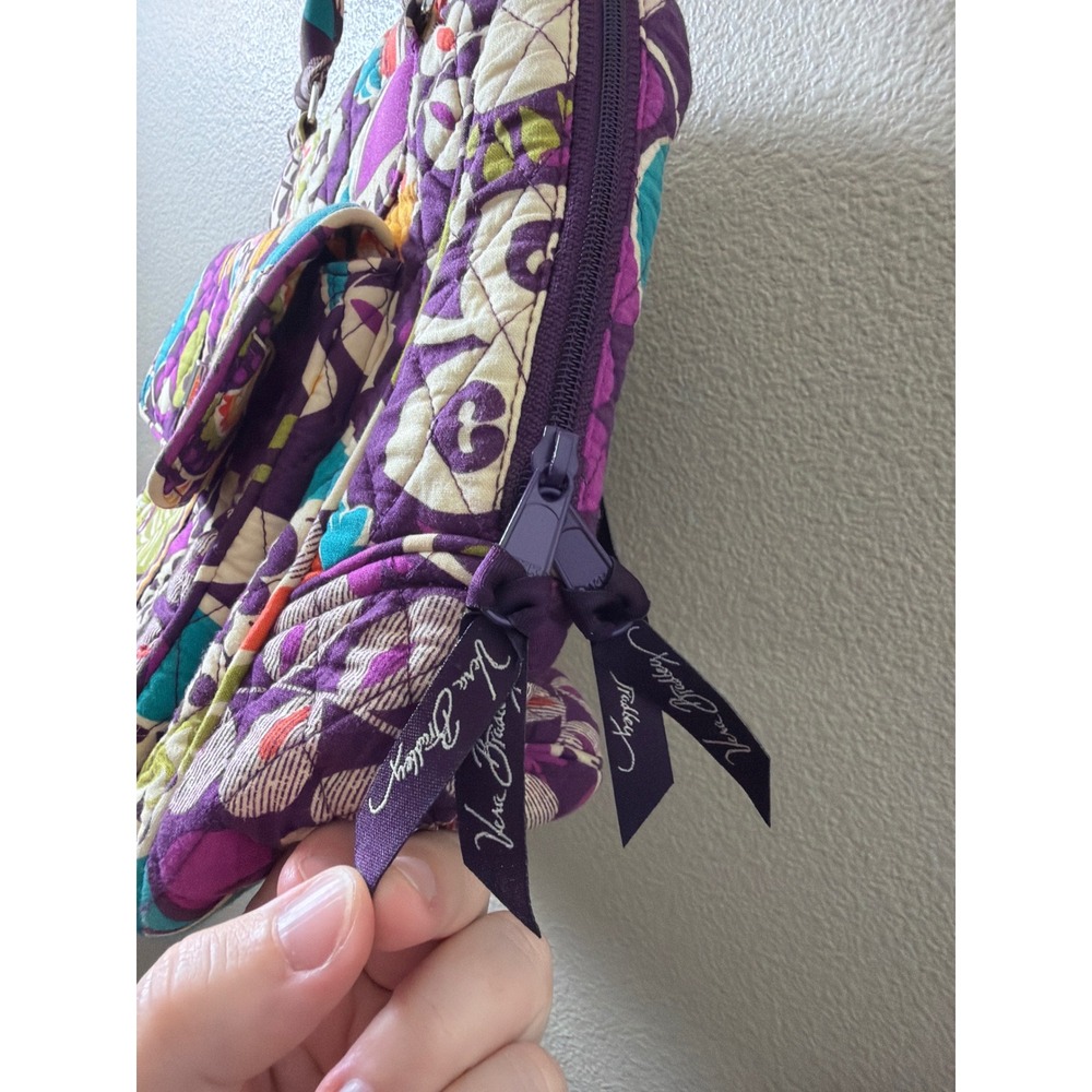 Vera Bradley Purple Purse - Picture 3 of 7
